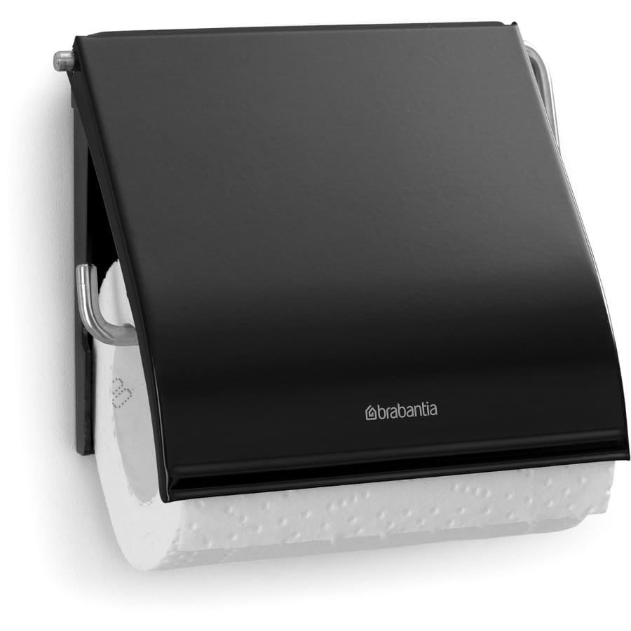 Brabantia Classic Toilettenpapierhalter Matt Black, Wandmontage