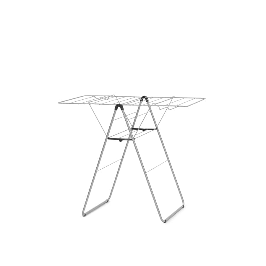 Brabantia HangOn Wäscheständer, 15 Meter metallic grey
