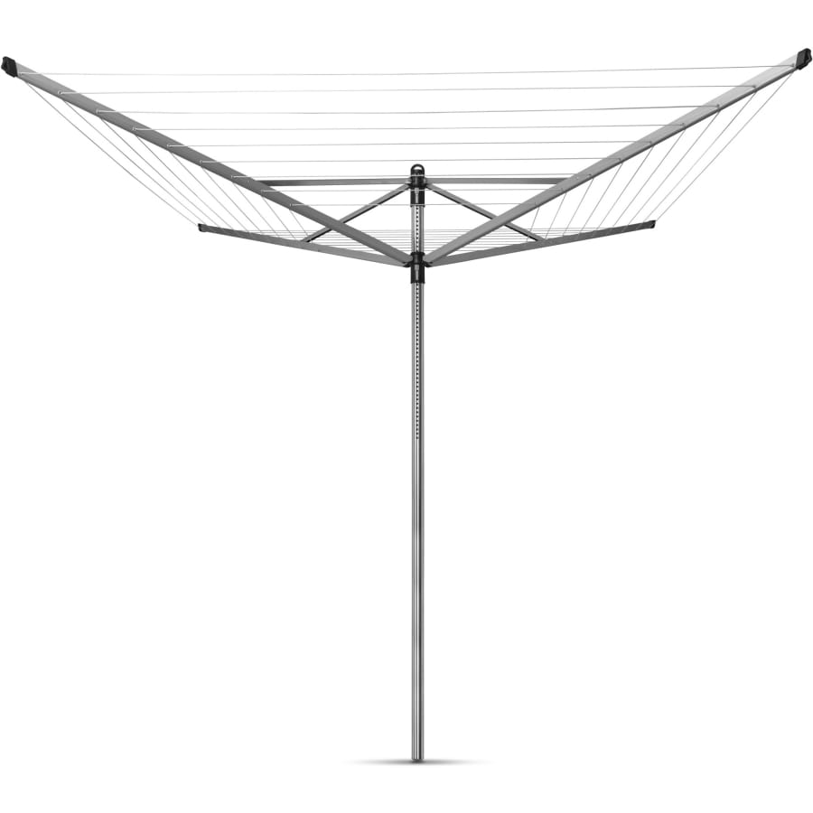Brabantia Lift-O-Matic Wäschespinne, 50 Meter, mit Metall-Bodenanker