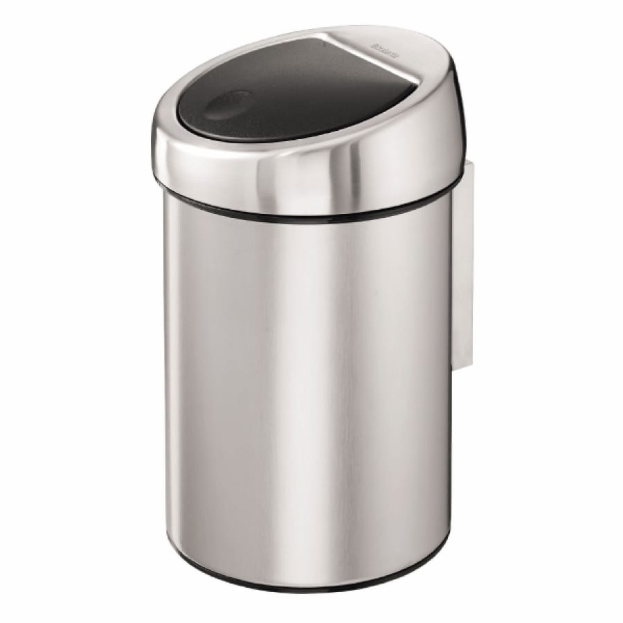 Brabantia NewIcon Touch Bin Abfallbehälter, 3 Liter, Edelstahl, Wandmontage matt steel fingerprint proof