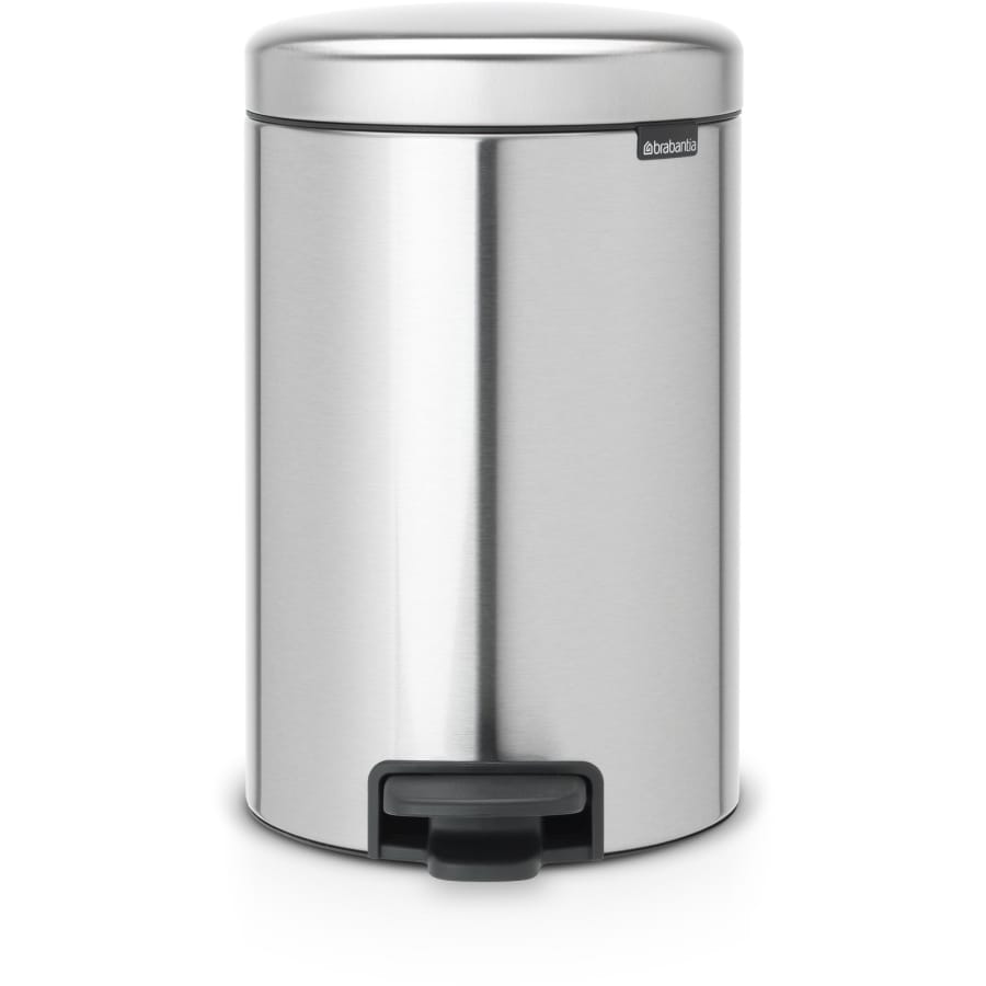Brabantia NewIcon Treteimer, 12 Liter matt steel fingerprint proof