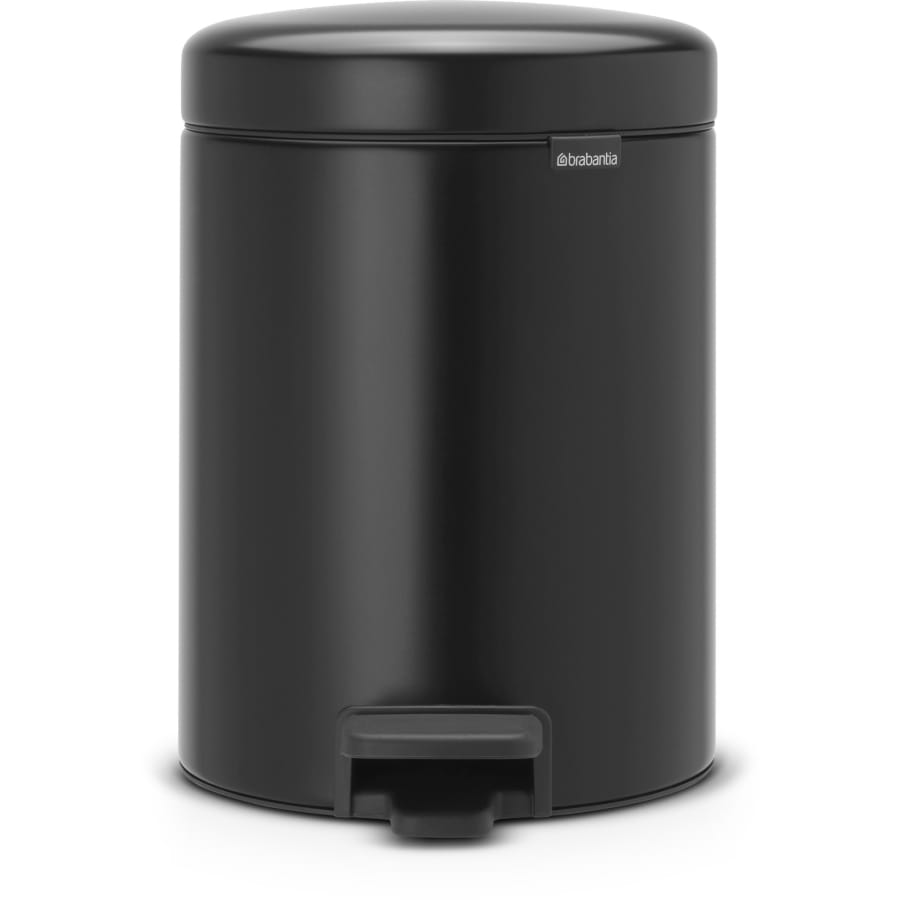 Brabantia NewIcon Treteimer, 5 Liter matt black