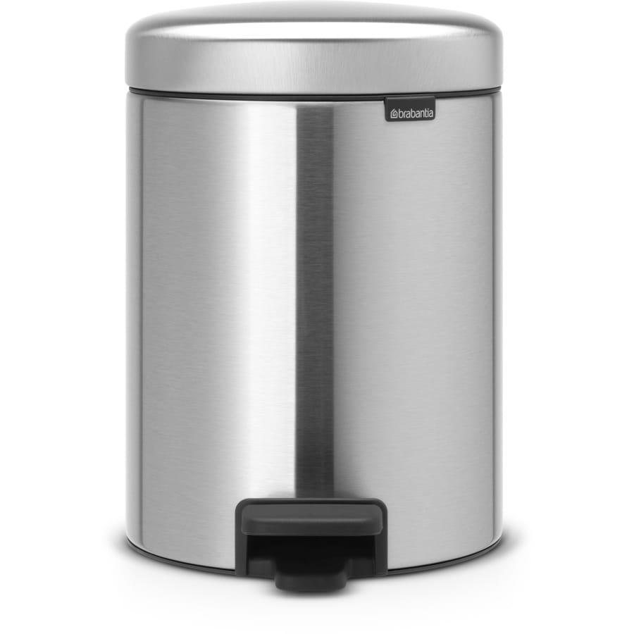 Brabantia NewIcon Treteimer, 5 Liter matt steel