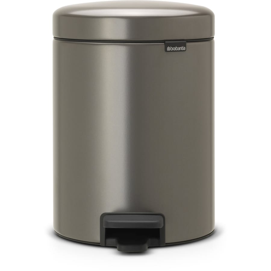 Brabantia NewIcon Treteimer, 5 Liter platinum