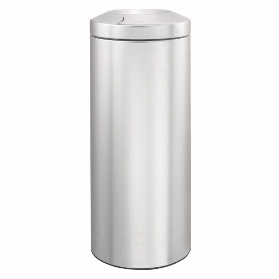 Brabantia Papierkorb Flame Guard, 30 Liter, mit Zinkeinsatz matt steel