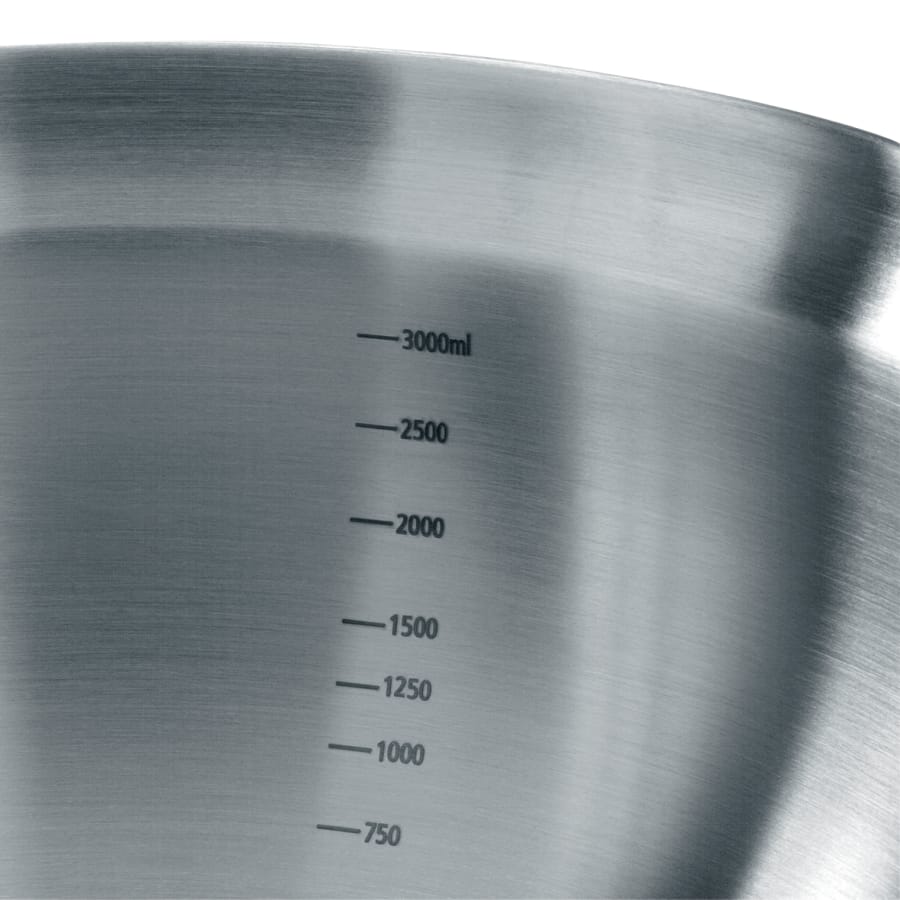 Brabantia Profile Rührschüssel, Edelstahl, Matt Steel/Black
