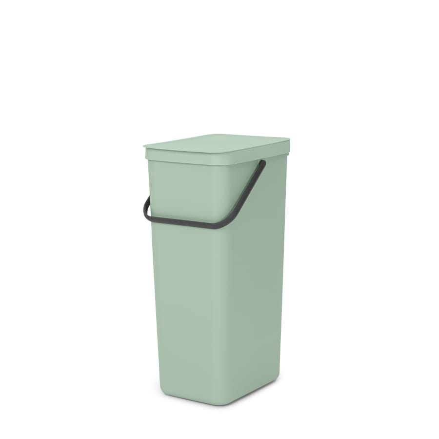 Brabantia Sort & Go Recycling-Behälter, 40 Liter jade green