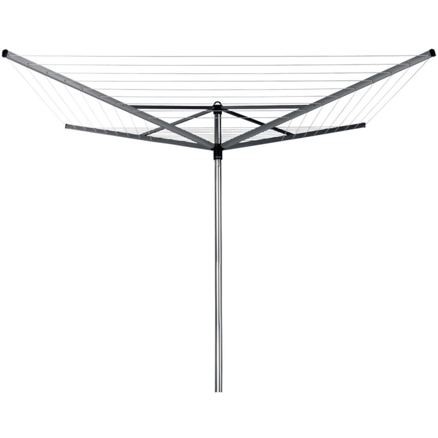 Brabantia Topspinner Wäschespinne, 60 Meter, mit Metall-Bodenanker