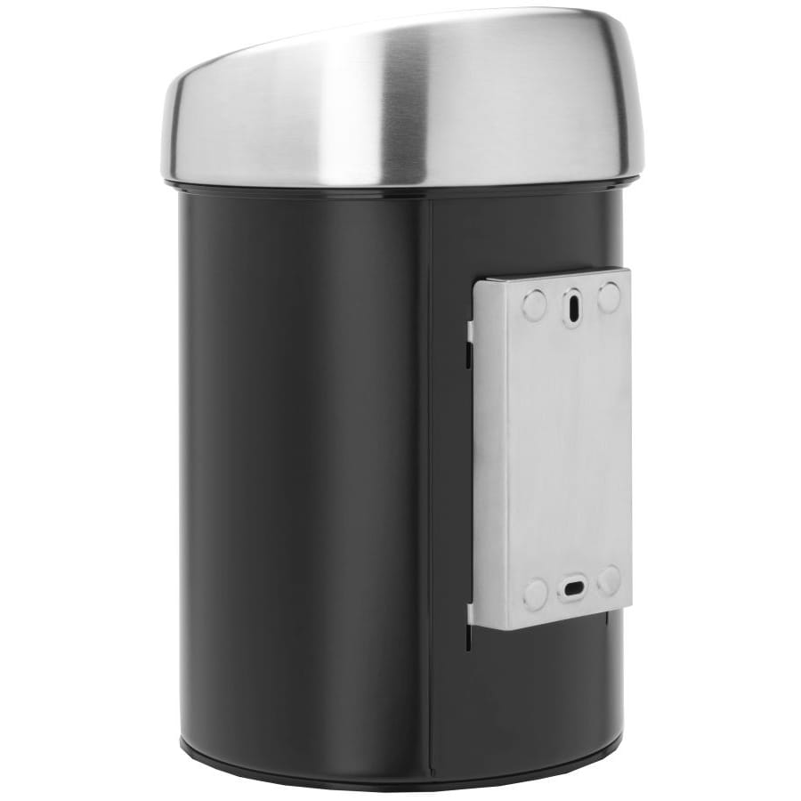 Brabantia Touch Bin Abfallbehälter, 3 Liter, zweifarbig mit Edelstahldeckel
