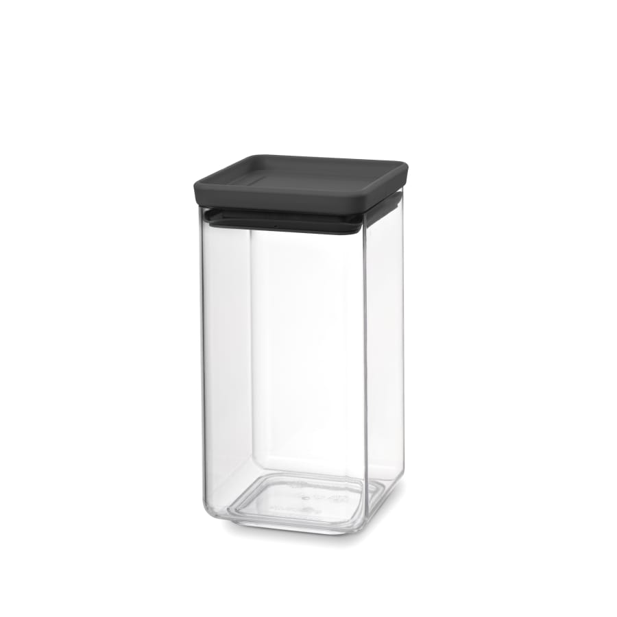 Brabantia Vorratsdose mit Deckel 1,6 Liter / dark grey