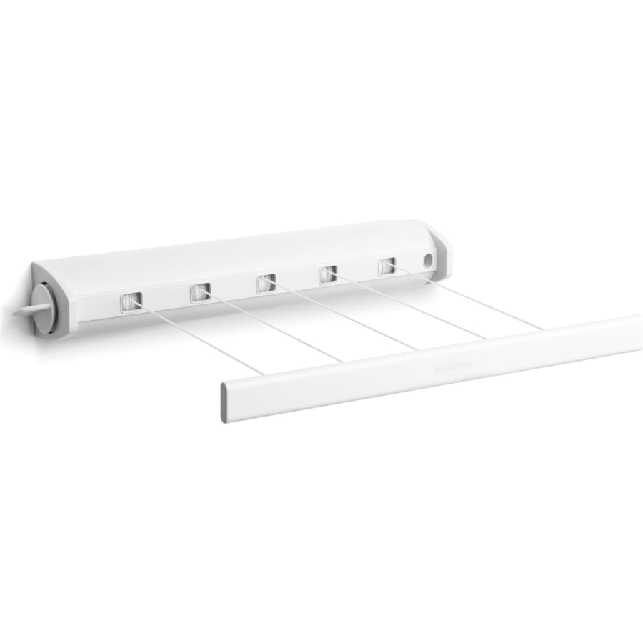 Brabantia Wäscheleine, 22 Meter, herausziehbar weiß