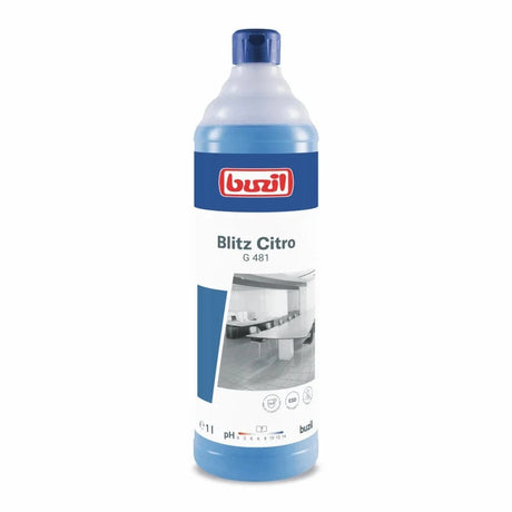 Buzil G481 Blitz Citro - Allzweckreiniger mit frischem Citrusduft Inhalt: 1 Liter Flasche 4100660005097