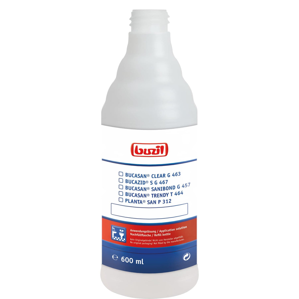 Buzil Leerflasche H 310 für Anwenderlösungen Sanitär