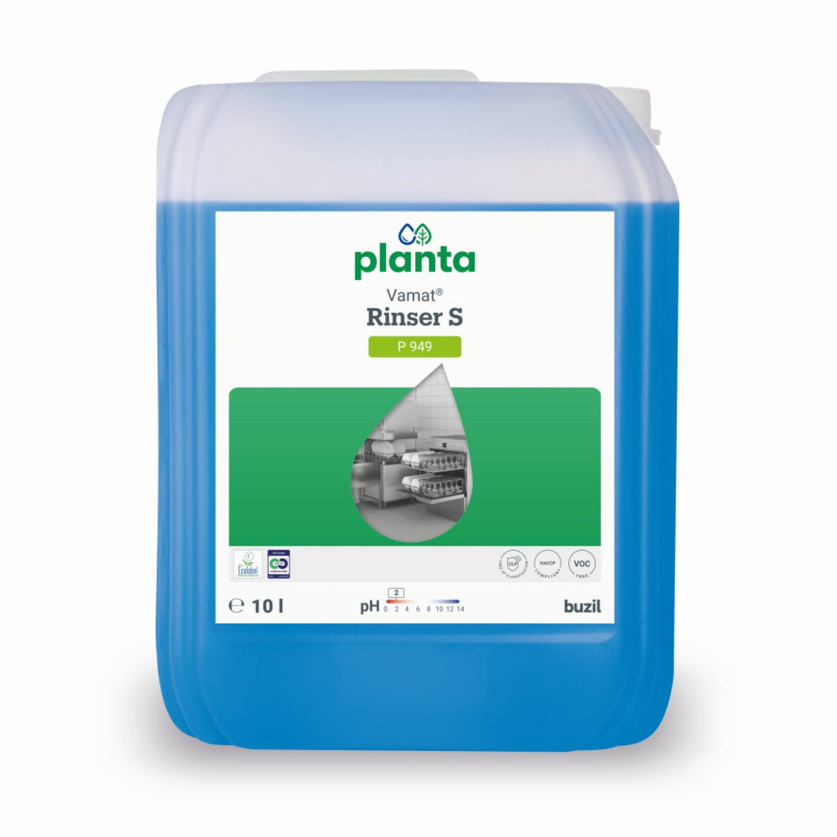 Buzil Planta Vamat Rinser S P949 Klarspüler hochkonzentriert 10 l