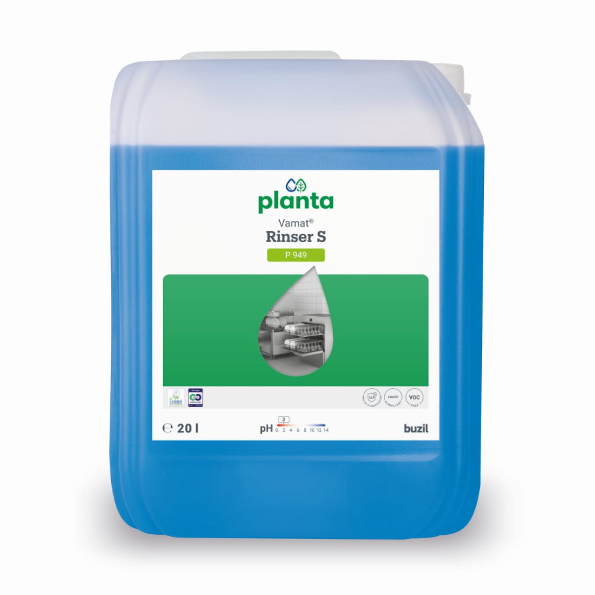 Buzil Planta Vamat Rinser S P949 Klarspüler hochkonzentriert 20 l