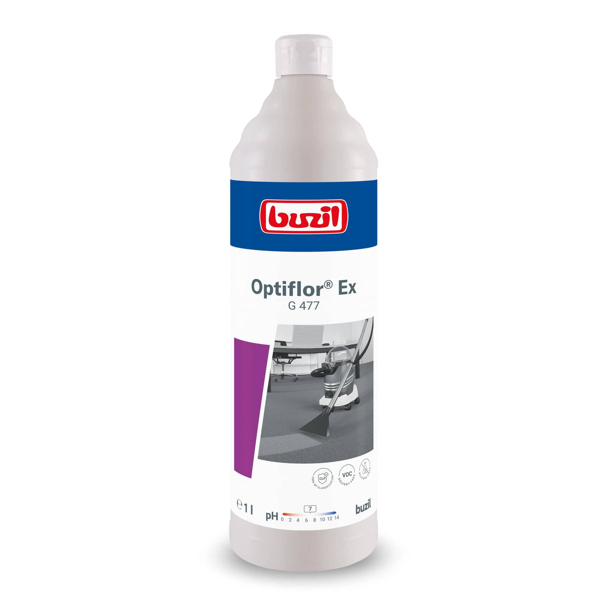 Buzil Optiflor EX G 477 Teppichreiniger Inhalt: 1 Liter Flasche
