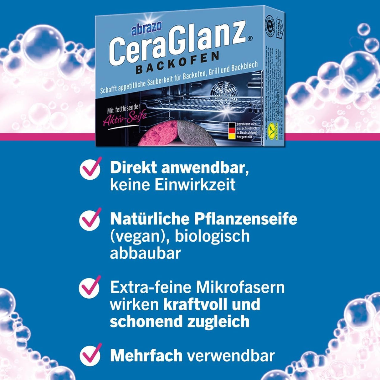 CeraGlanz Backofen Reinigungsschwamm