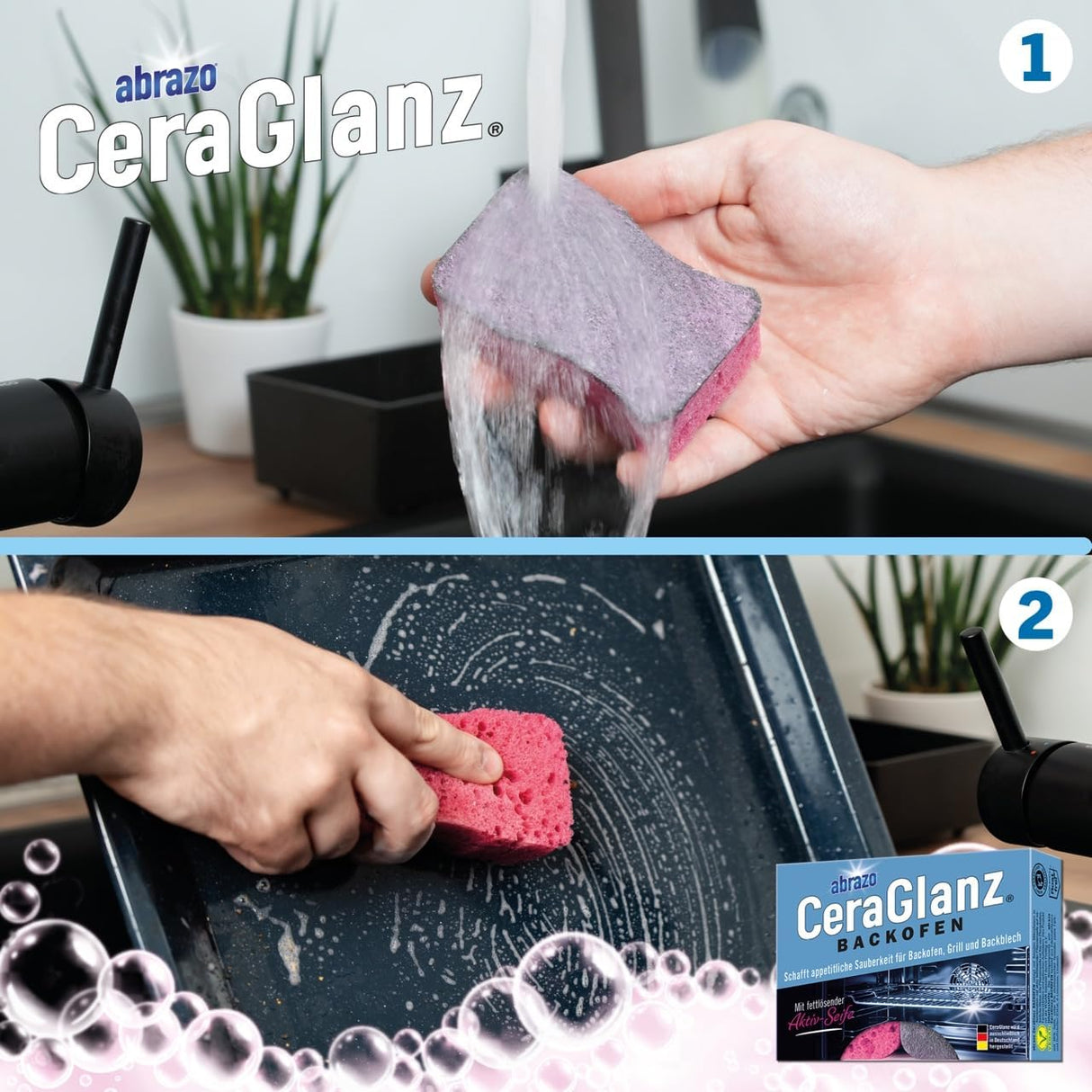 CeraGlanz Backofen Reinigungsschwamm