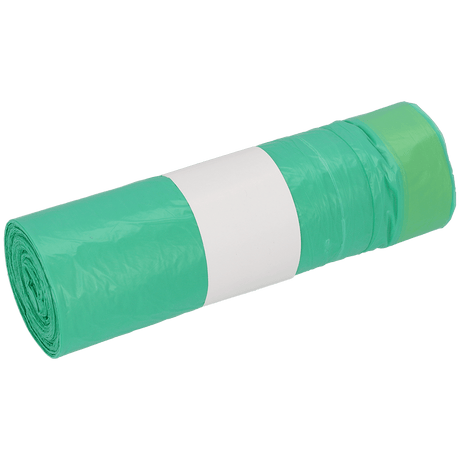 Müllbeutel Zugband 60l grün 640x710mm 18my
