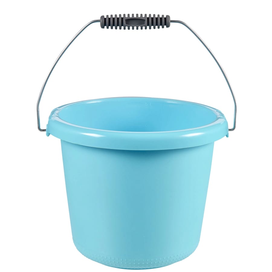 Curver Putzeimer rund mit Metallbügel 5 Liter, molokai blue