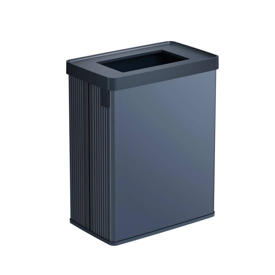 Curver VERTO Bin Flat-Pack Abfalleimer, 54 Liter RECYCLE, Perlblau