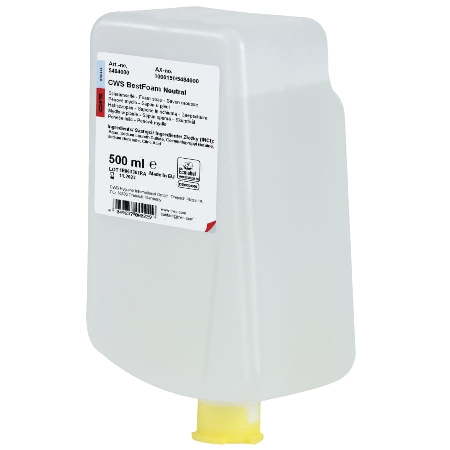 CWS Best Foam Schaumseifenkonzentrat Karton 12 x 500 ml (neutral)