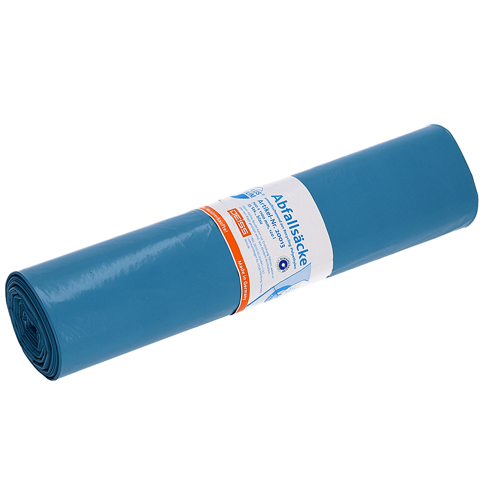 DEISS Premium Plus Typ 60 Müllsack 120 Liter Blau