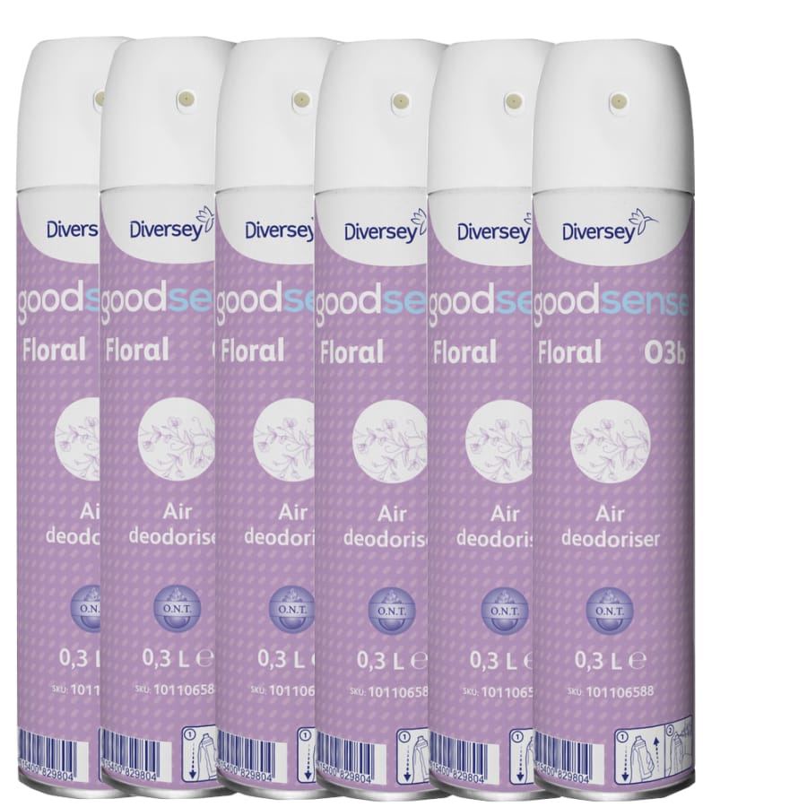 Diversey Good Sense Raumspray Floral, blumig 6 x 300 ml