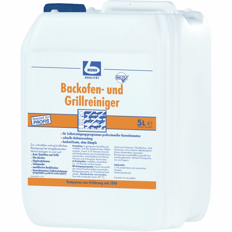 Dr. Becher Backofen und Grillreiniger 5 Liter