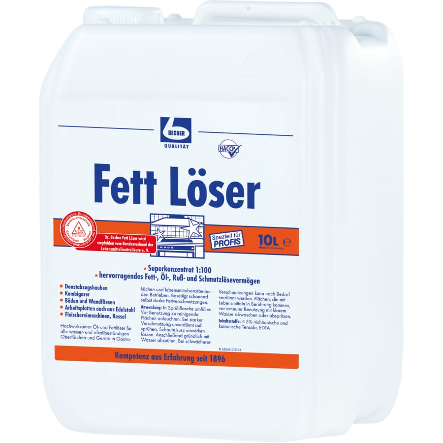 Dr. Becher Fett Löser 10 Liter