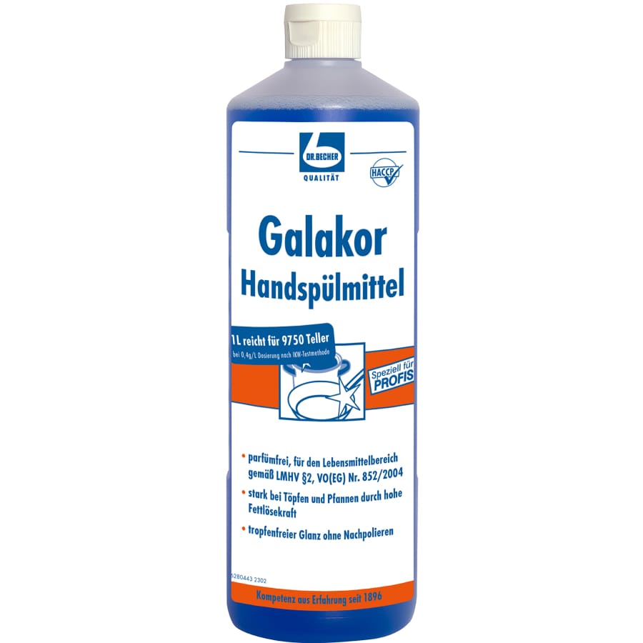 Dr. Becher Galakor Handspülmittel parfümfrei 1 Liter