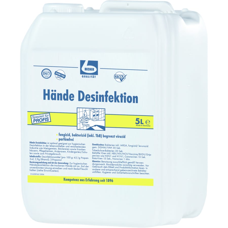 Dr. Becher Hände Desinfektion 5 Liter