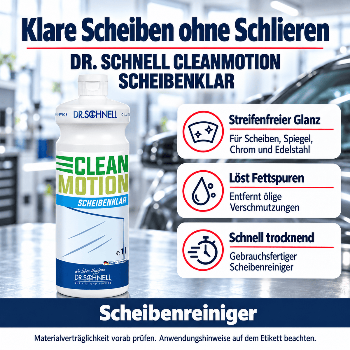 Dr. Schnell Cleanmotion Scheibenklar Autoscheibenreiniger