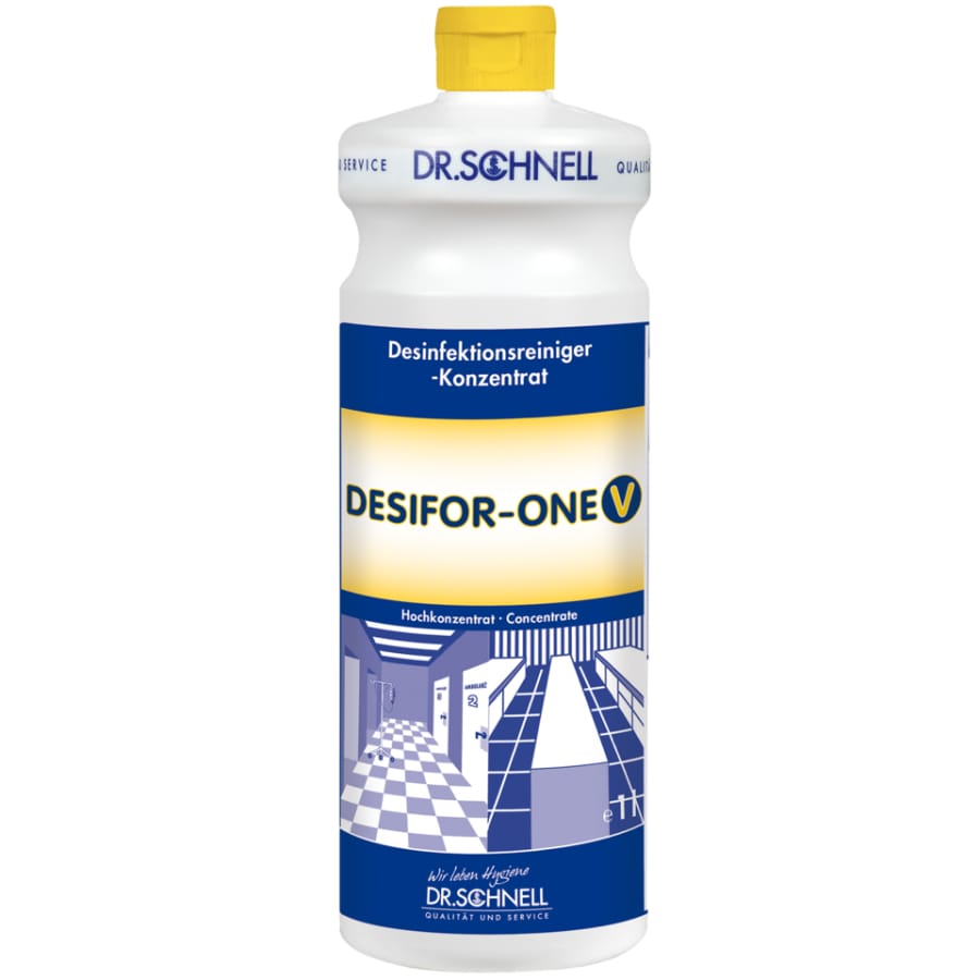 Dr. Schnell DESIFOR-ONE V Desinfektionsreiniger Hochkonzentrat 1 Liter Flasche