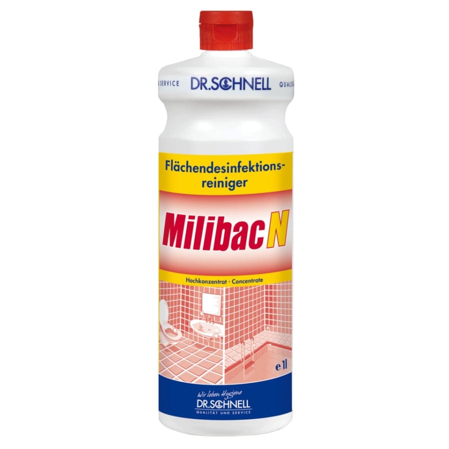 Dr. Schnell Desinfektionsreiniger Milibac N, begrenzt viruzid 1 Liter Flasche