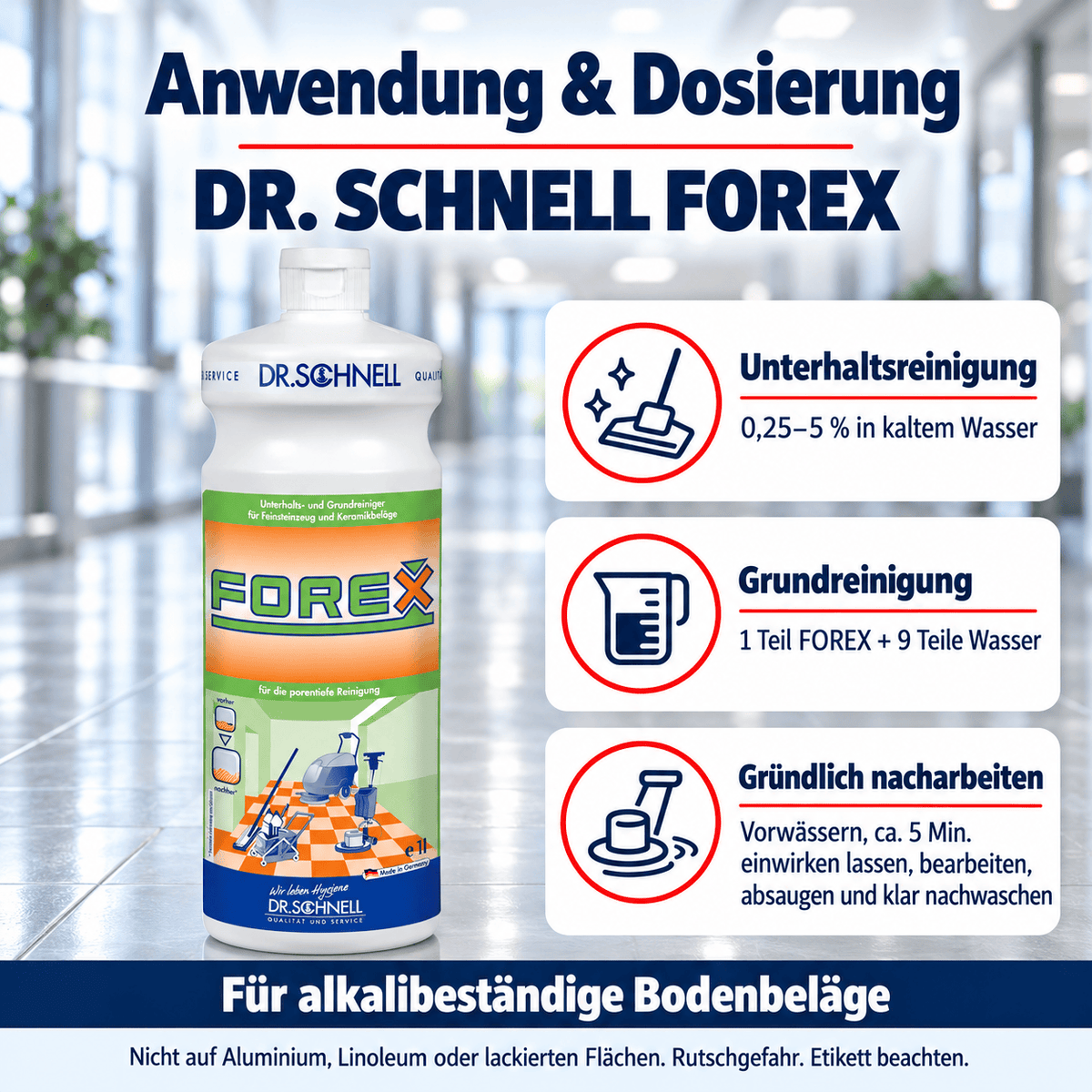 Dr. Schnell Forex Intensivreiniger für Feinsteinzeug und Keramikfliesen
