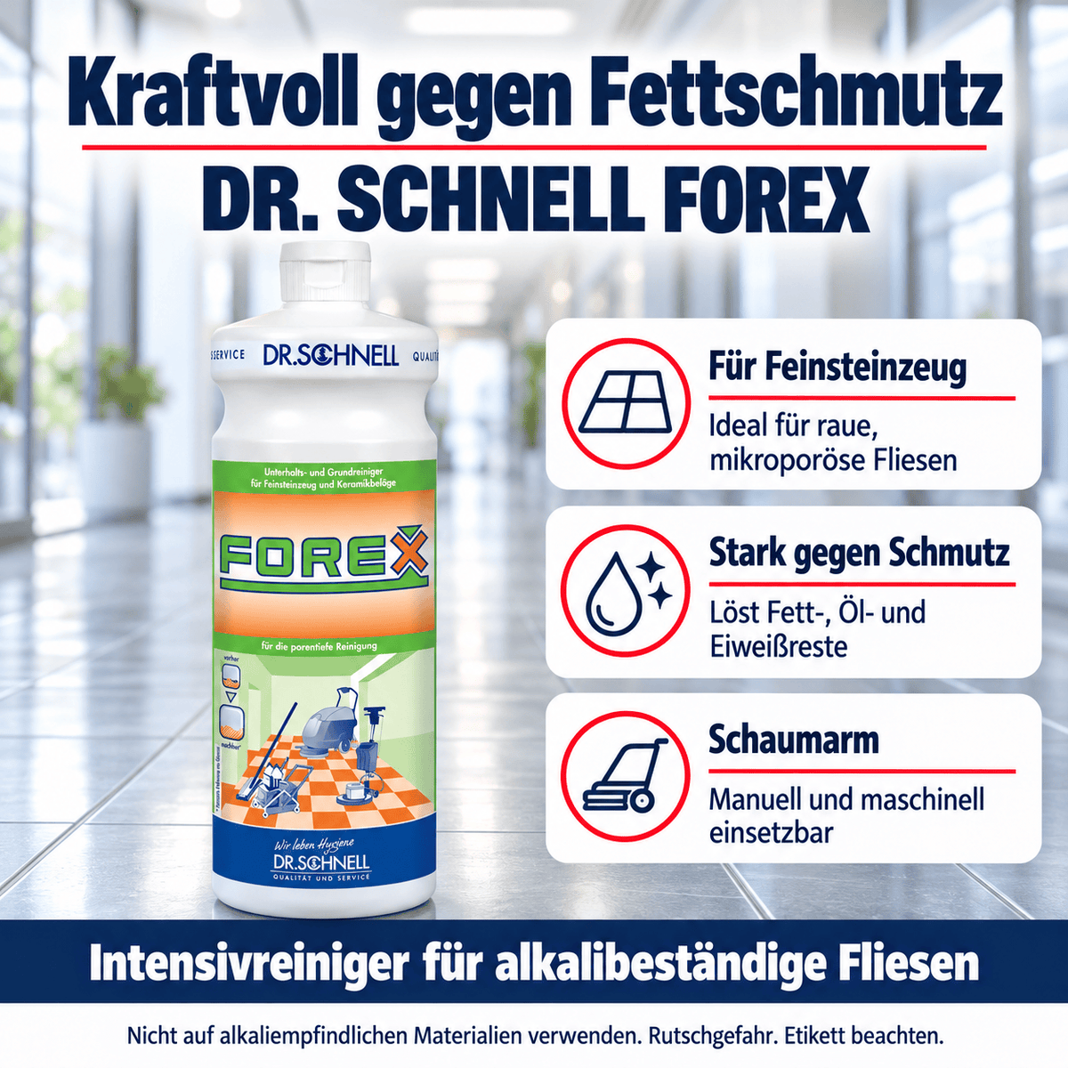 Dr. Schnell Forex Intensivreiniger für Feinsteinzeug und Keramikfliesen