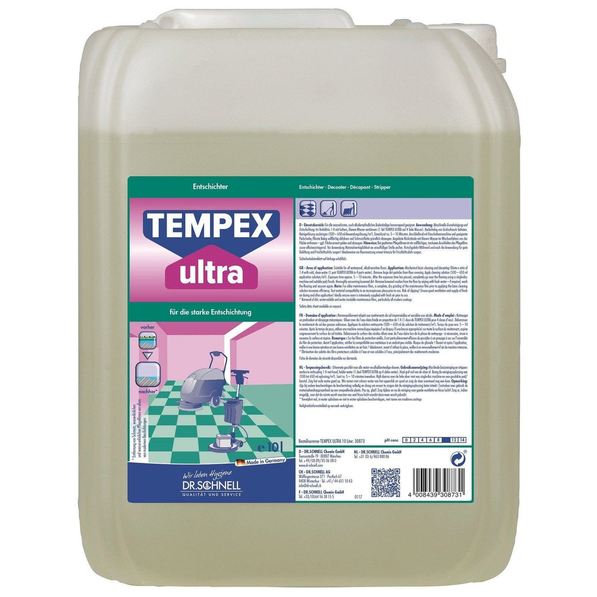 Dr. Schnell Tempex Ultra, Grundreiniger 10 Liter