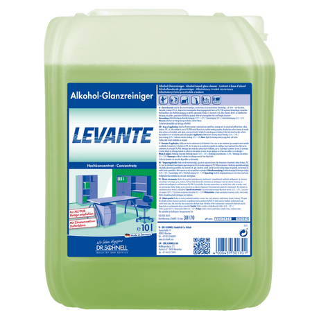 Dr. Schnell Levante Alkoholreiniger Inhalt: 10 Liter Kanister