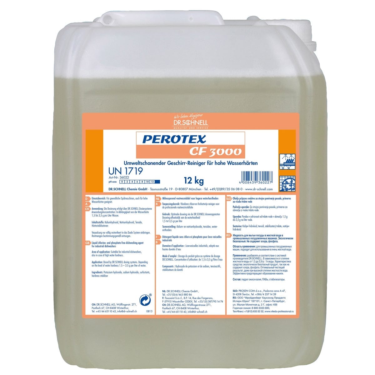 Dr. Schnell Perotex CF 3000 Geschirrreiniger Inhalt: 12 kg Kanister