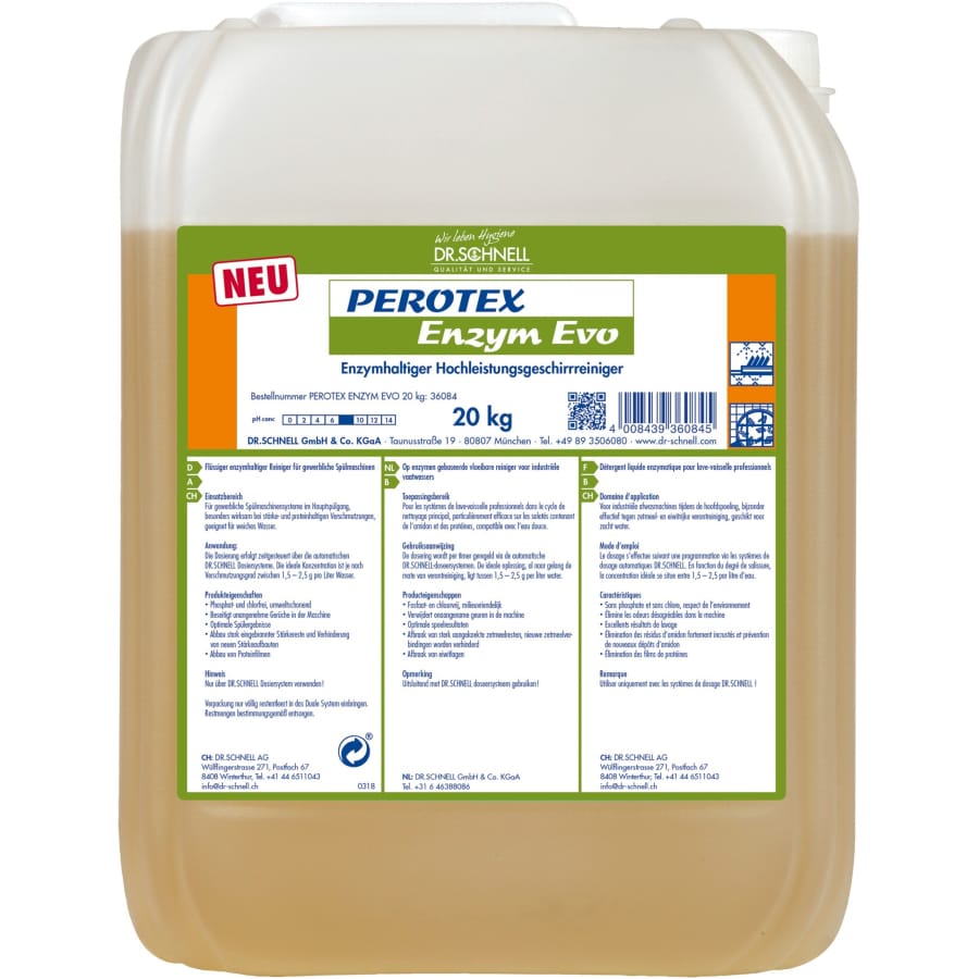 Dr. Schnell PEROTEX Enzym Evo Geschirrreiniger 20 kg Kanister