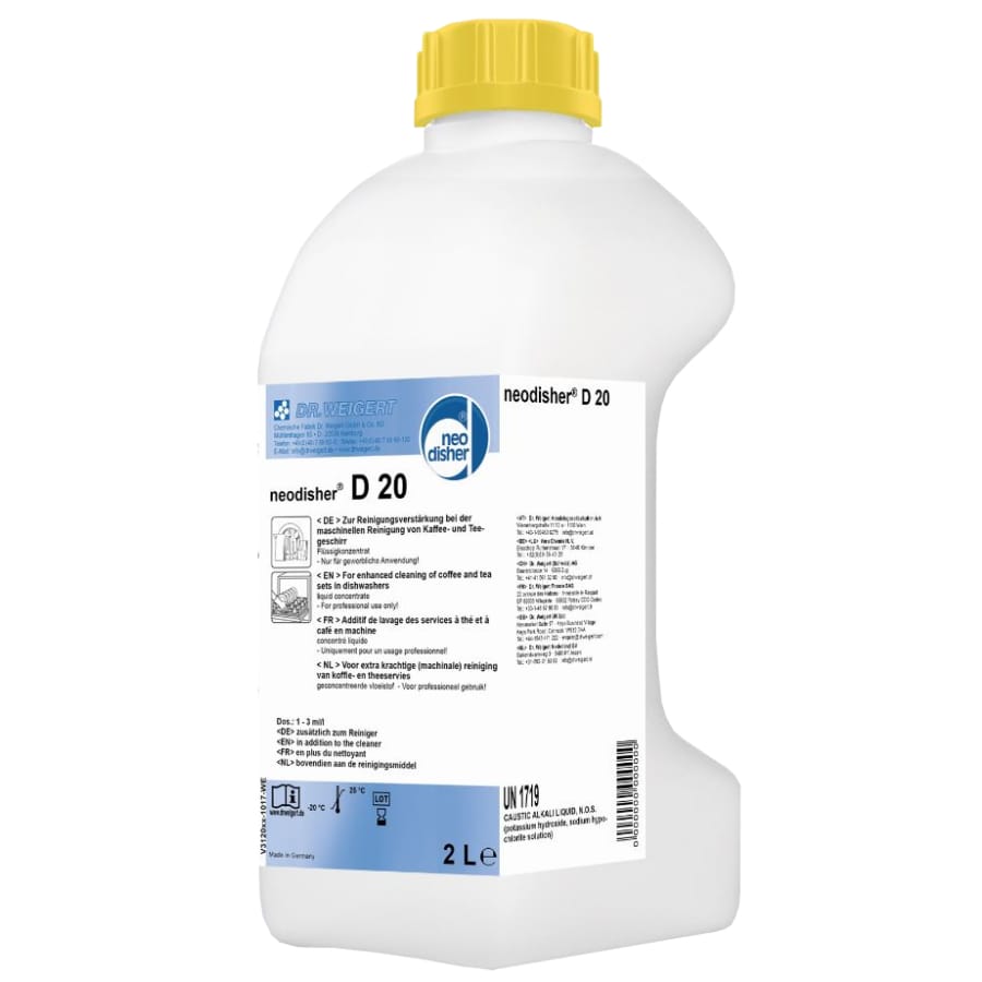 Dr. Weigert neodisher D 20 Reinigungsverstärker 1 Karton = 6 x 2 Liter - Flaschen