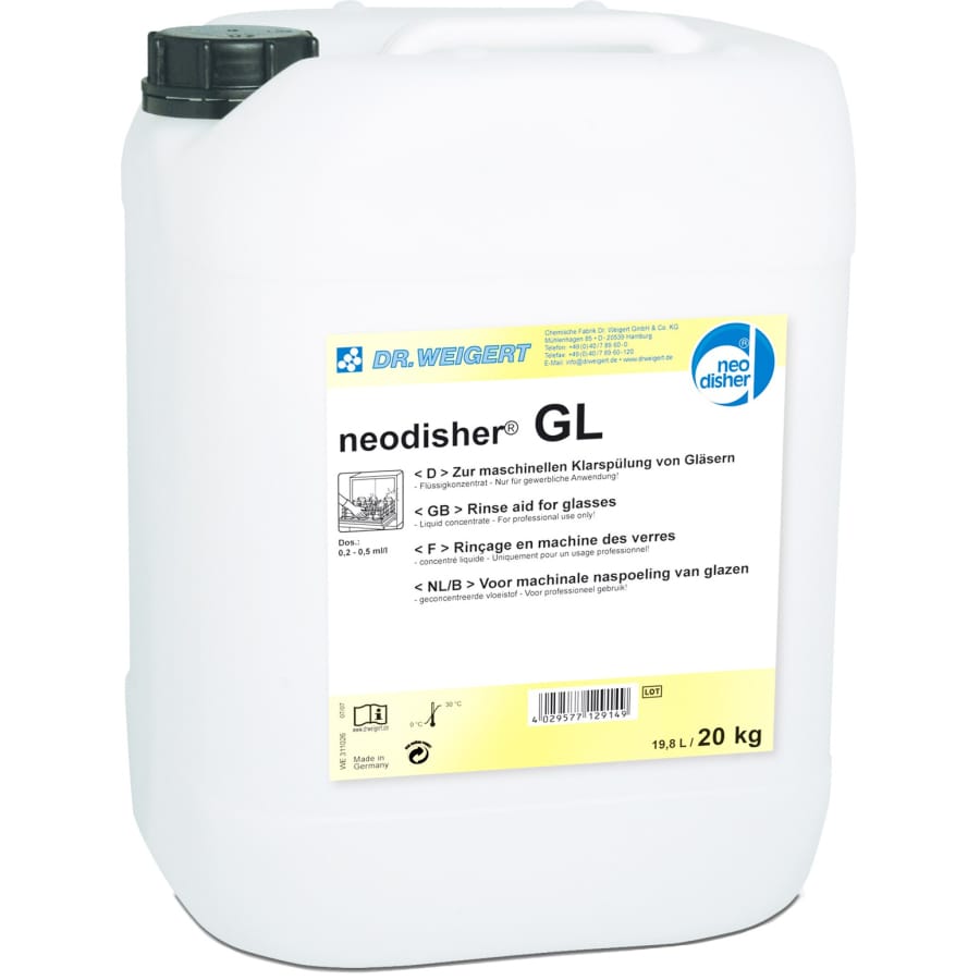 Dr. Weigert neodisher GL Klarspüler 20 kg