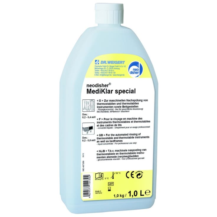 Dr. Weigert neodisher MediKlar special Nachspülmittel 1 liter
