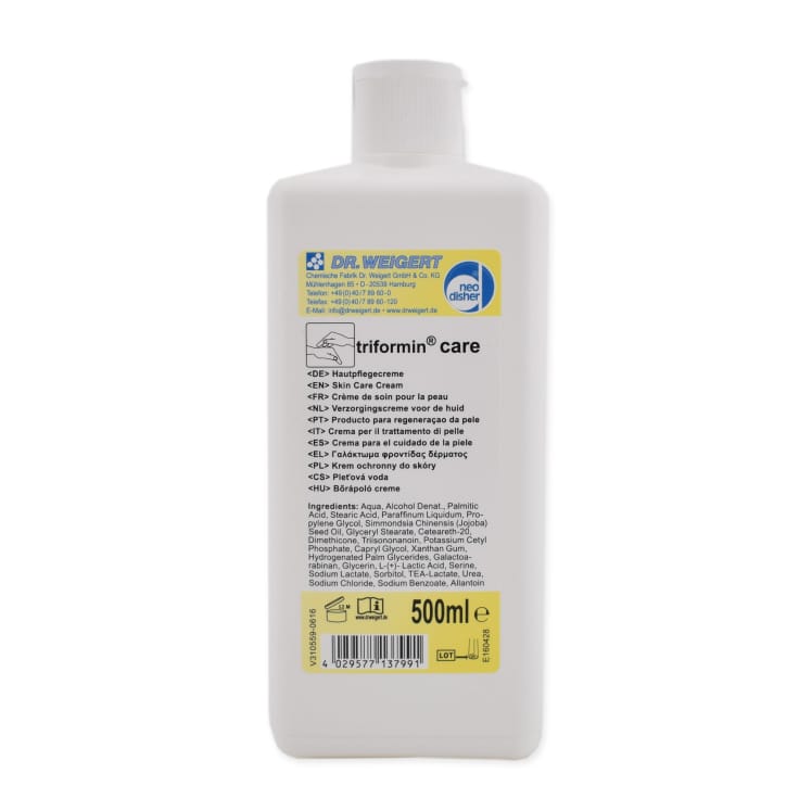 Dr. Weigert triformin care Hautpflegecreme 500 ml
