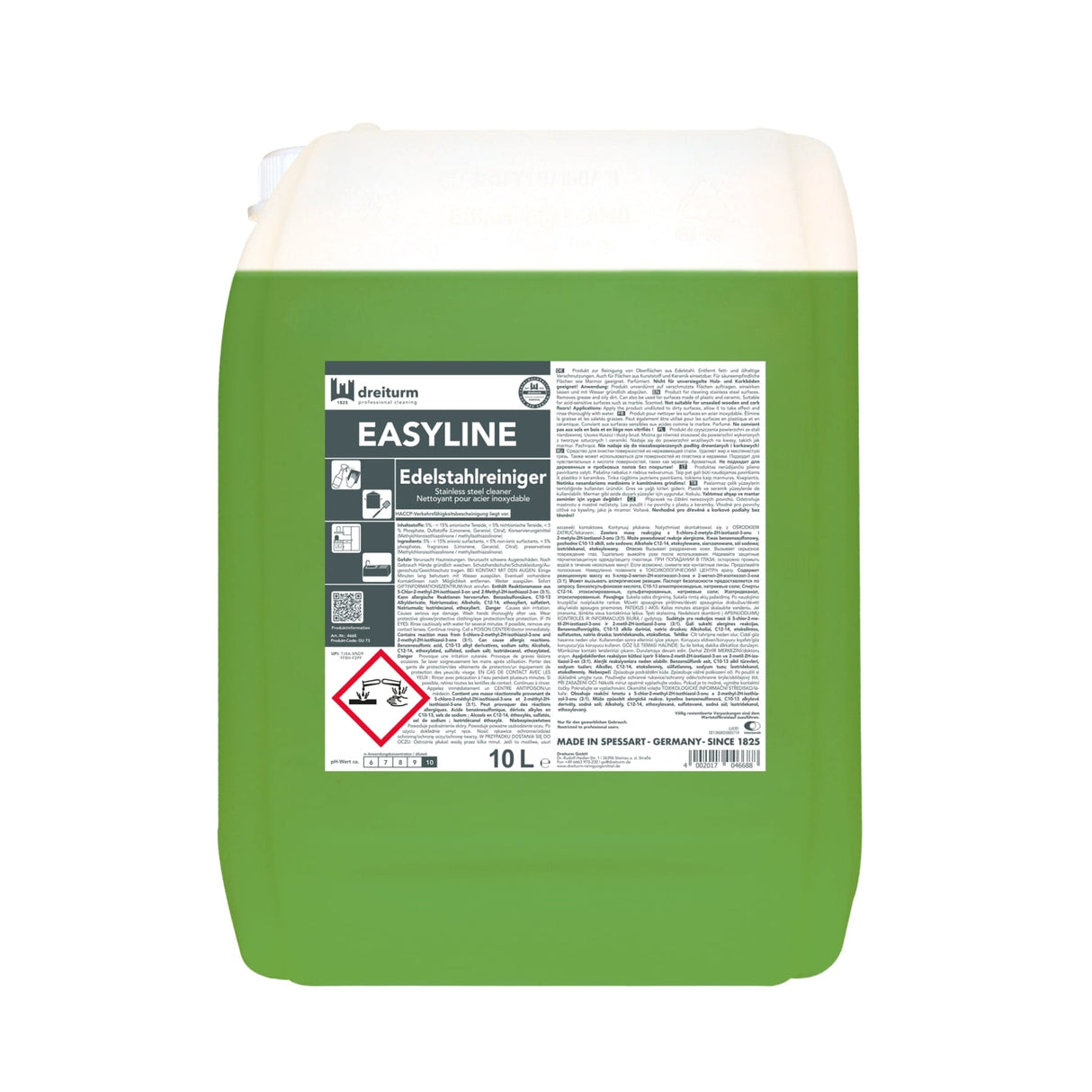 Dreiturm EASYLINE Edelstahlreiniger 10 l Kanister