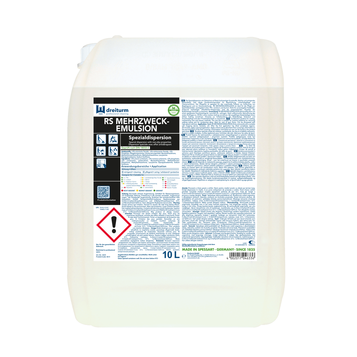 Dreiturm RS MULTI-PURPOSE EMULSION with anti-skid protection