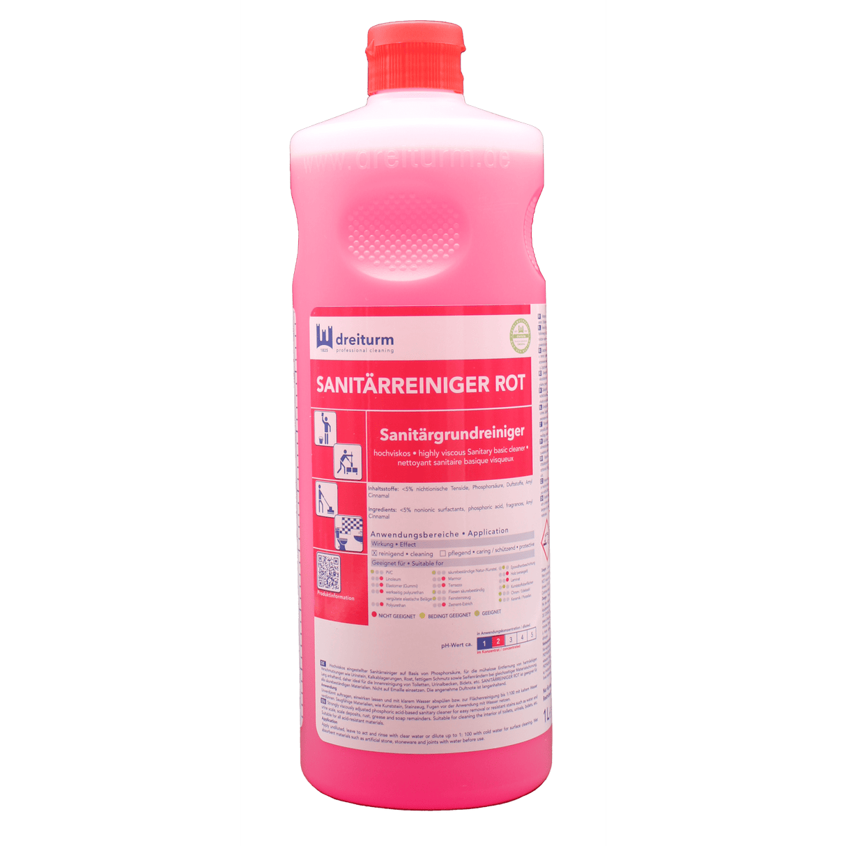 Dreiturm Sanitary Cleaner RED