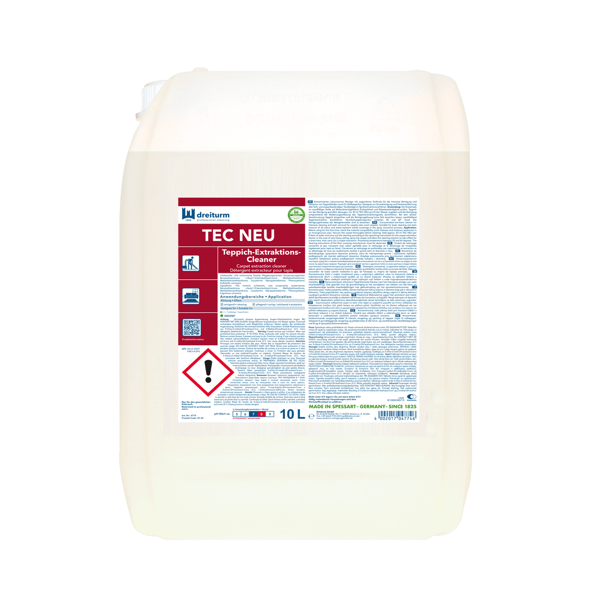 Dreiturm TEC NEU Teppich Extraktions Cleaner