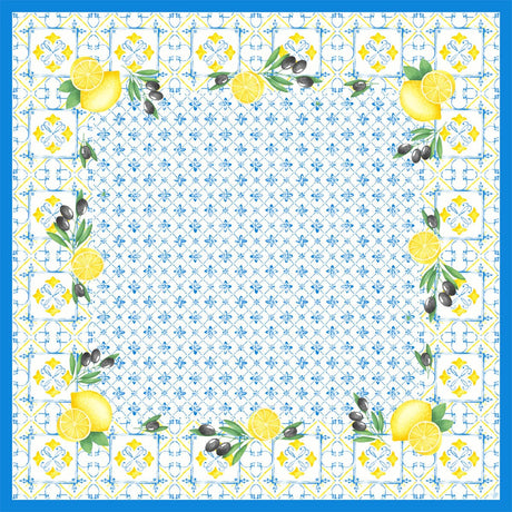 Duni Dunicel Motiv Mitteldecke, 84 x 84 cm, Mediterrain